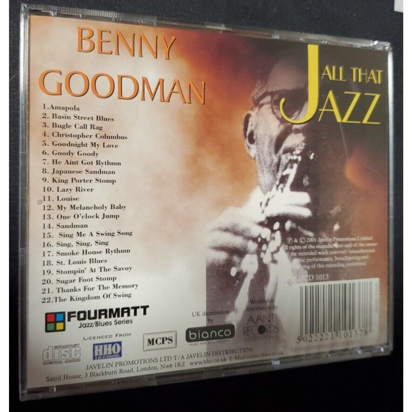 All That Jazz The Best of Benny Goodman (CD)