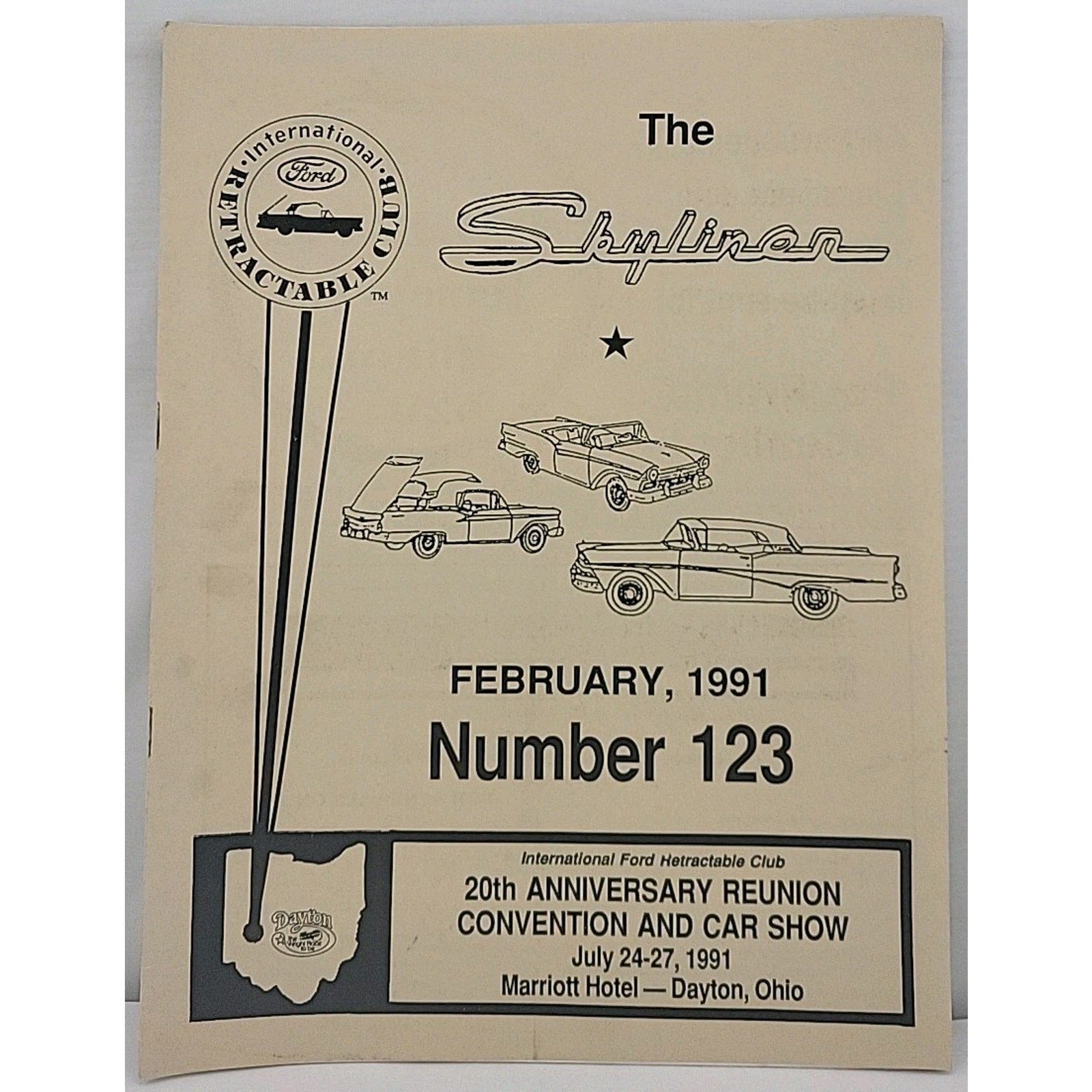 The Skyliner - International Retractable Club - February 1991 Number 123