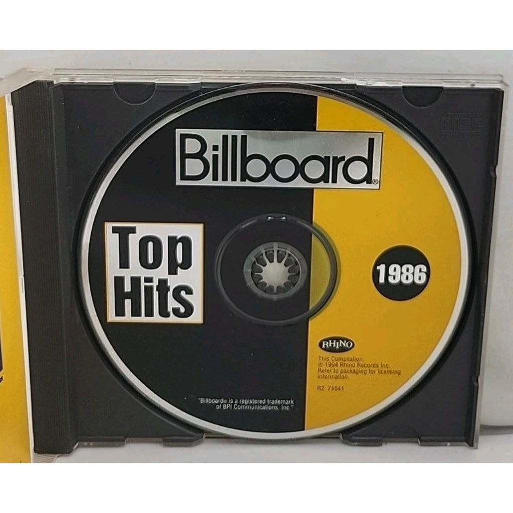 1986 Billboard Top Hits by Various (CD, 1994)