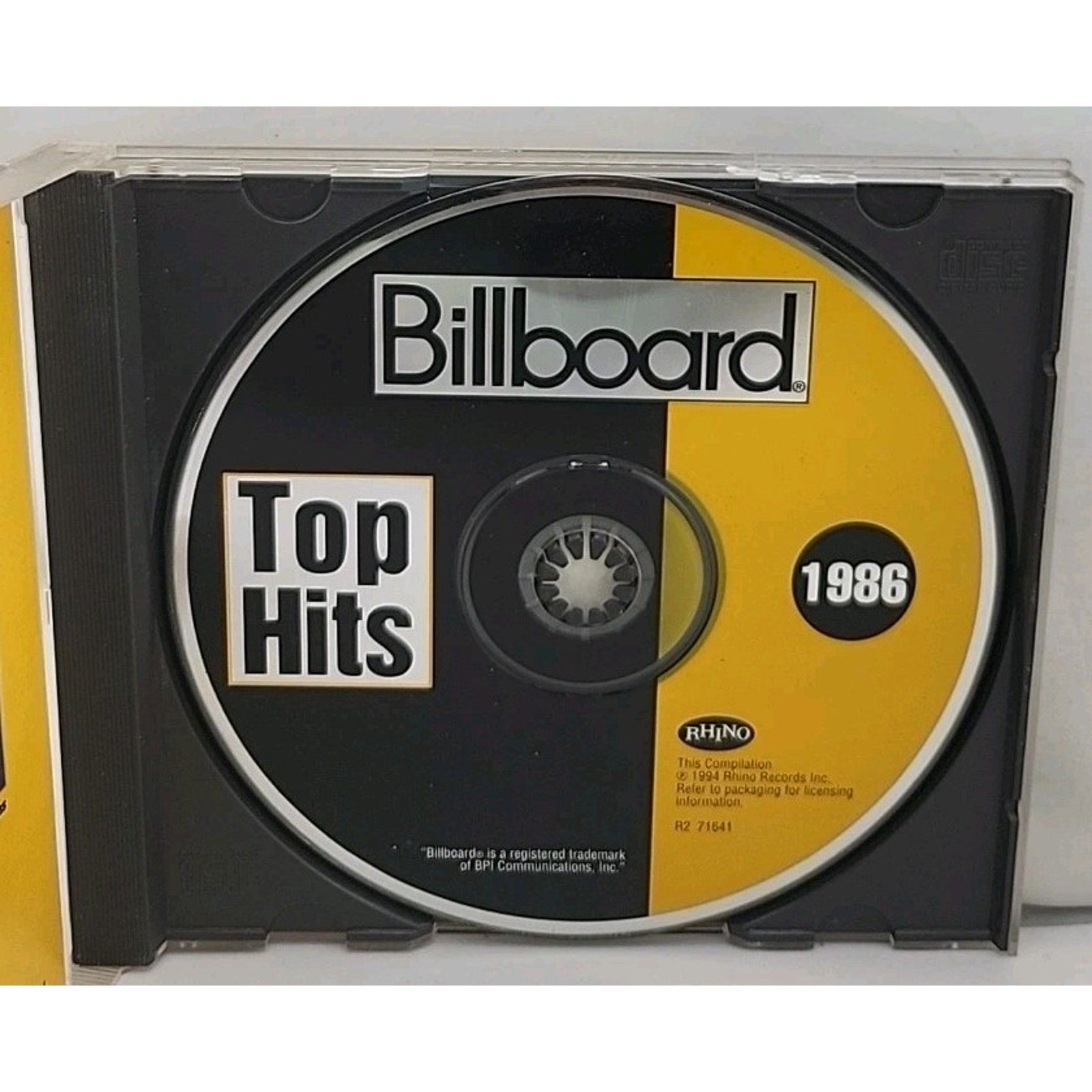 1986 Billboard Top Hits by Various (CD, 1994)