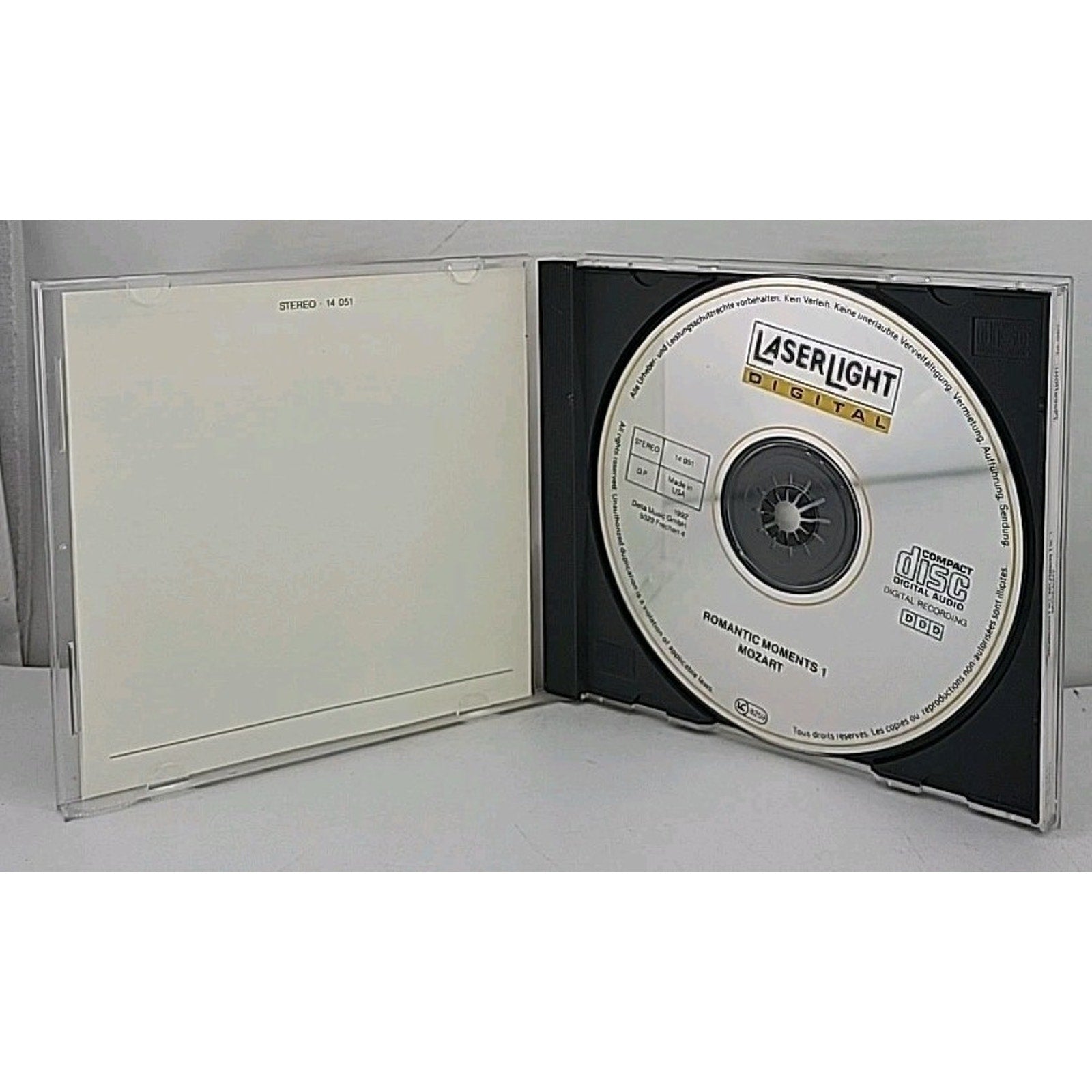 Romantic Moments Vol. 1-Mozart by Mozart / Sandor / Vegh (CD, 1992)
