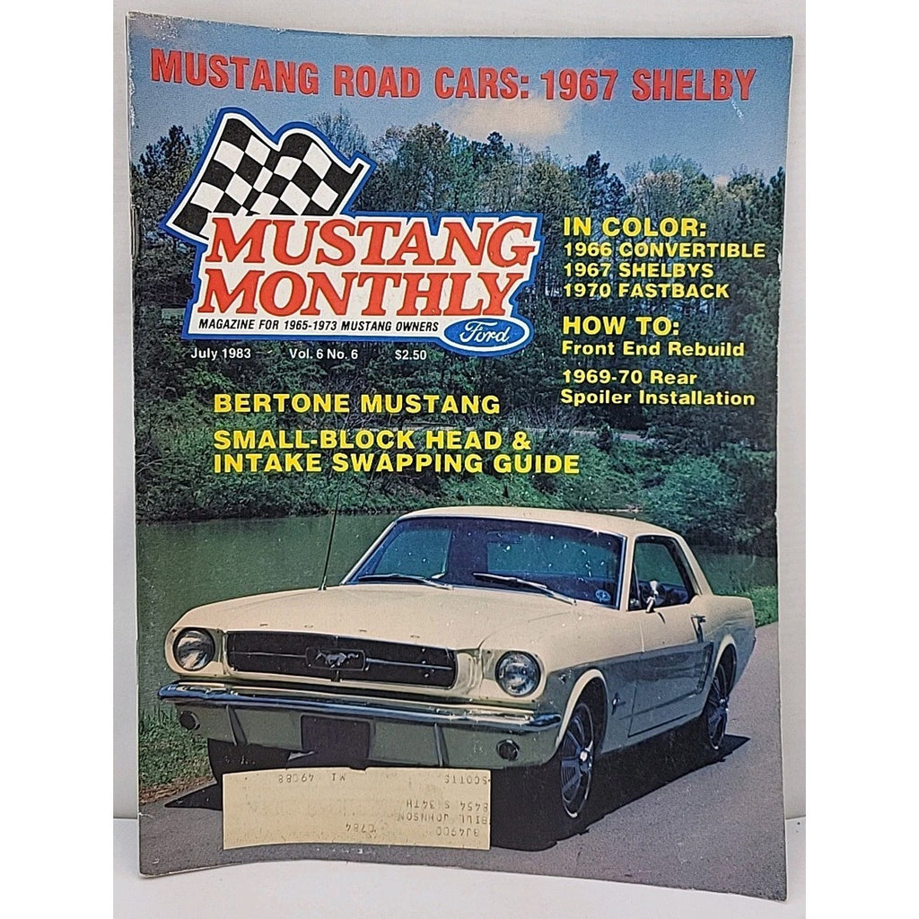 Mustang Monthly Magazine - July 1983 - Vol. 6 No. 6
