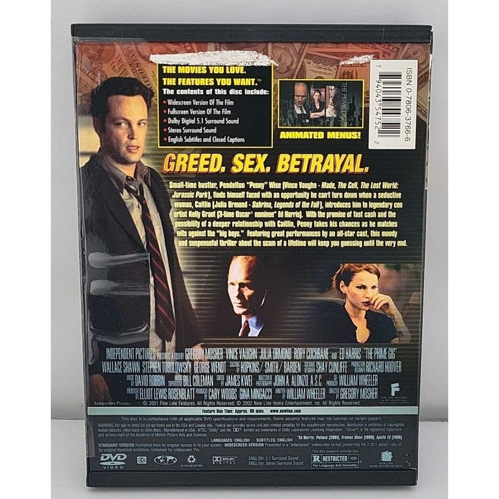 The Prime Gig (DVD, 2000)