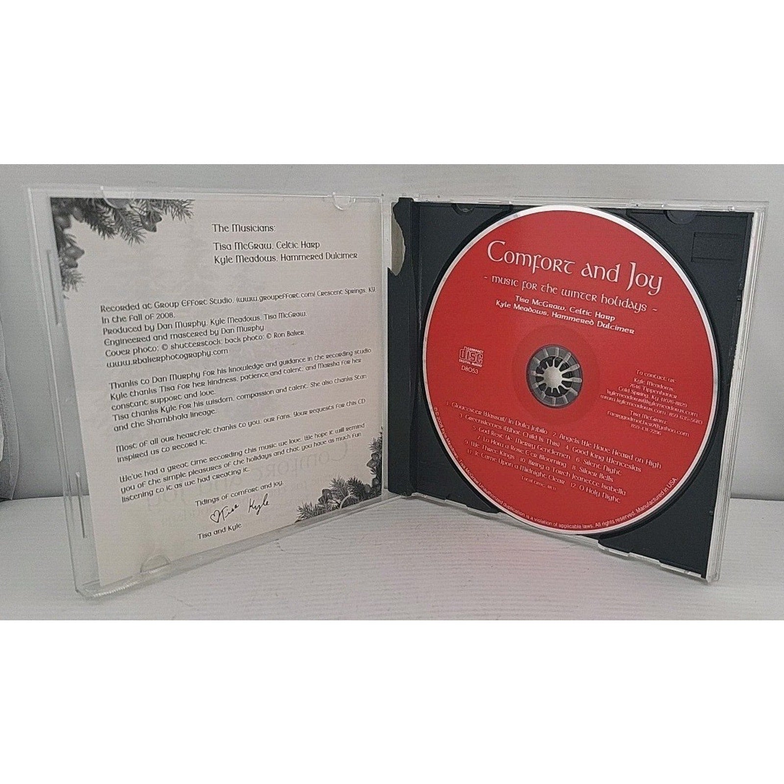 Comfort & Joy by Kyle Meadows (CD, 2008)