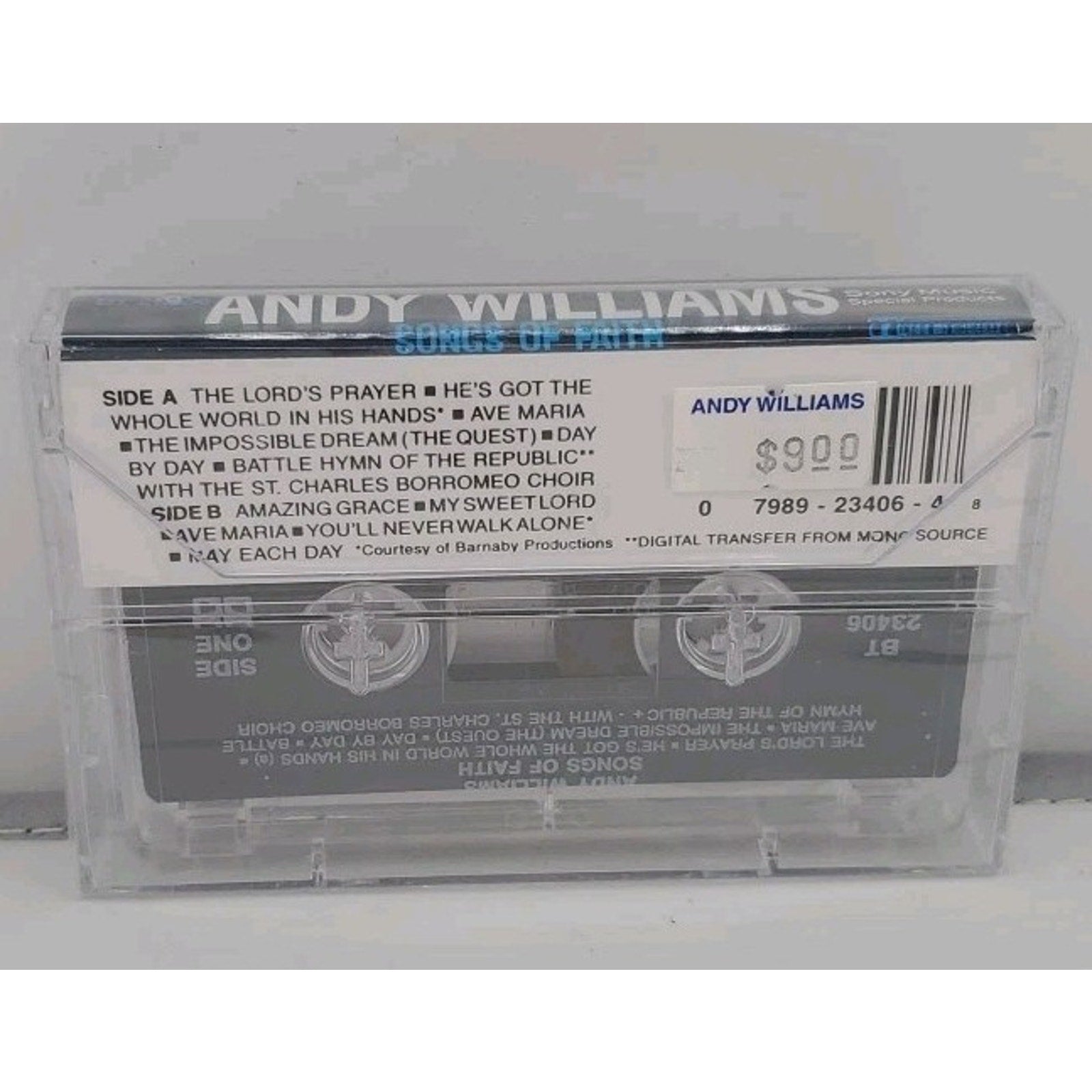 Songs Of Faith Andy Williams (Cassette) *Brand New*
