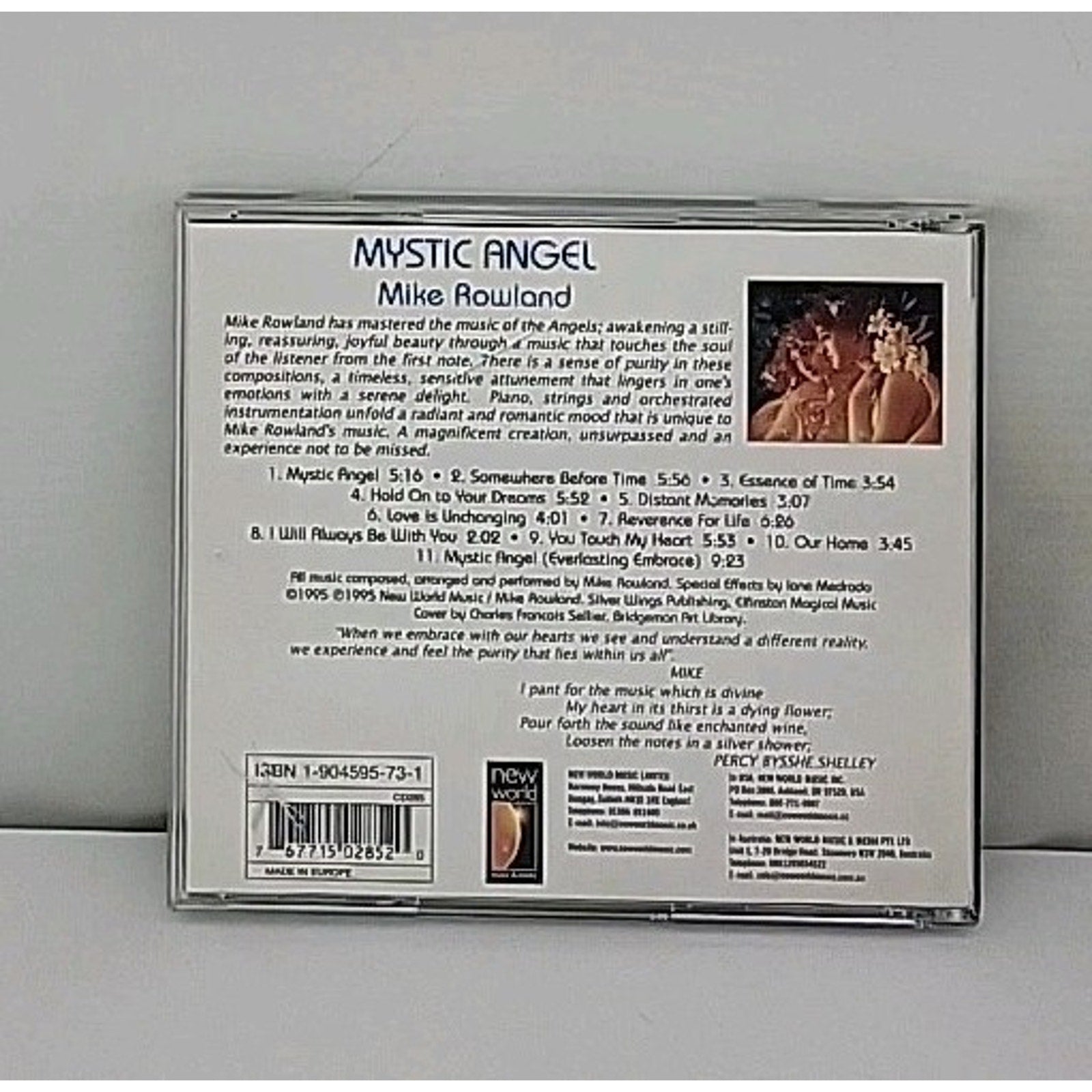 Mystic Angel by Mike Rowland (CD, 1996)