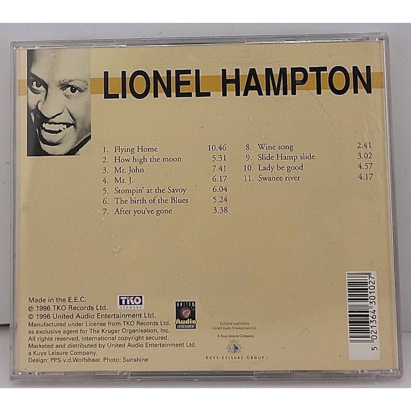 Lionel Hampton Music CD - Greatest Hits Remasters Big Band Jazz
