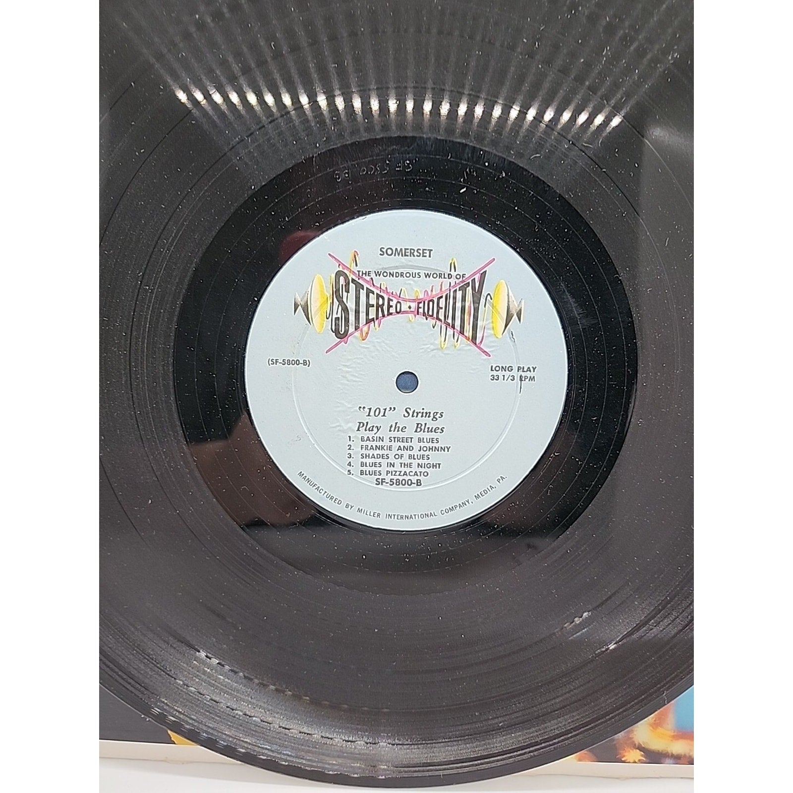 101 Strings Play The Blues (Vinyl, 1958) Somerset SF-5800 (Record)