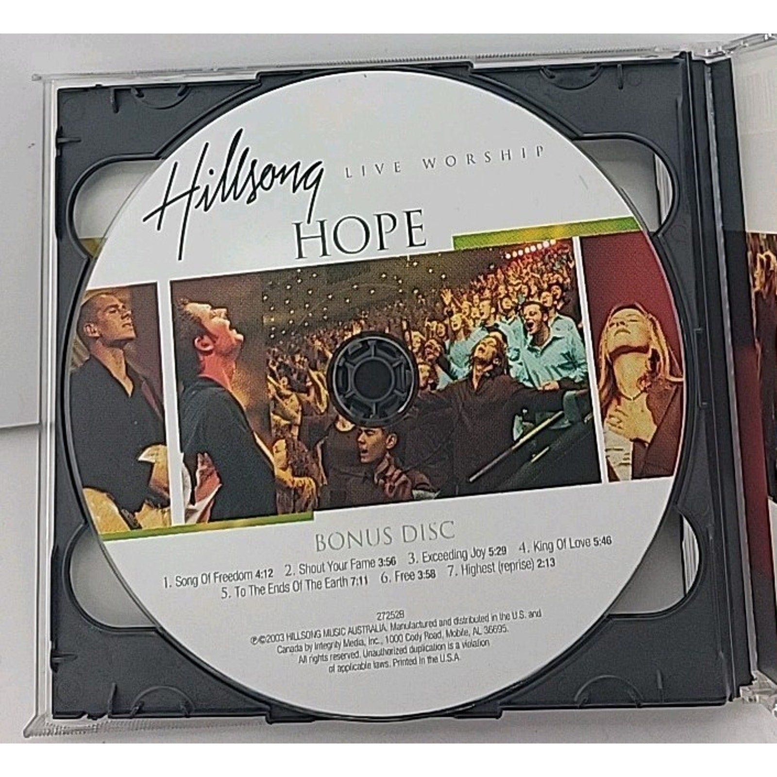 Hillsong Hope Live Worship 2 CD Album