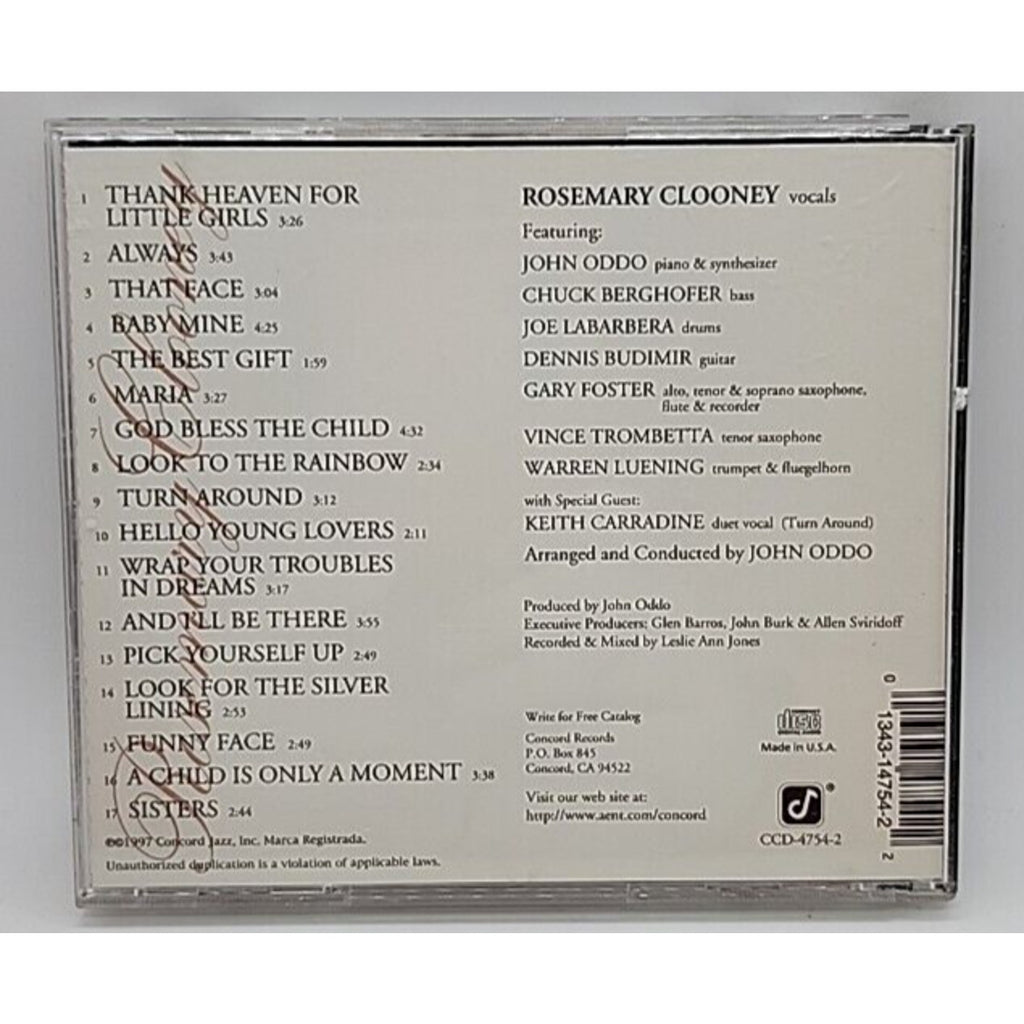 Mothers & Daughters by Rosemary Clooney (CD, 1997)