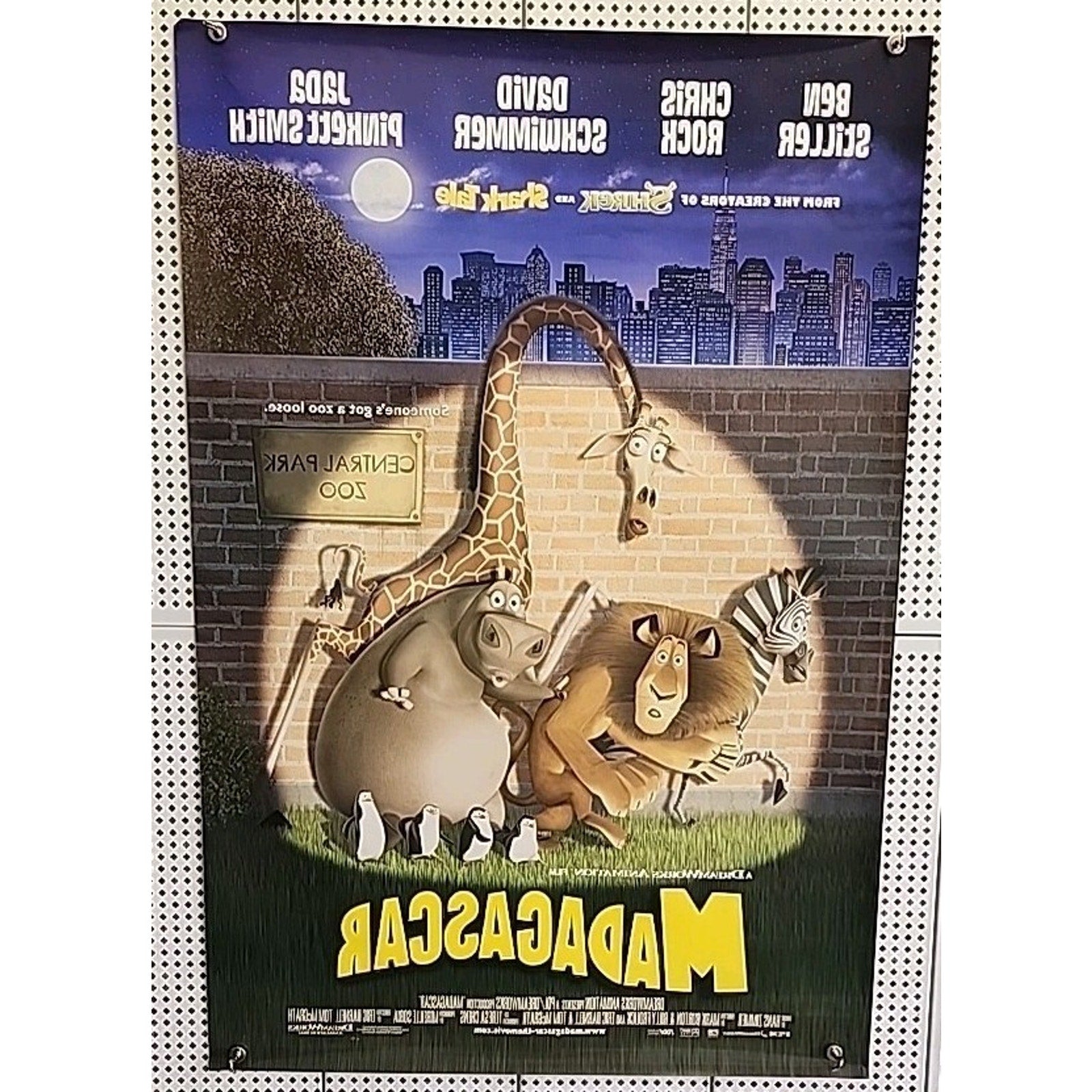 Madagascar Original 27x40 D/S Movie Poster 2005