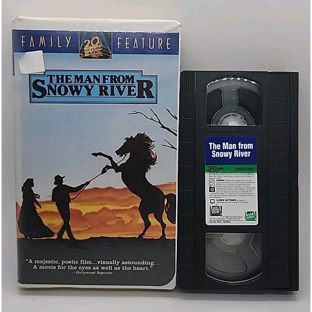 The Man From Snowy River (VHS, Clamshell)