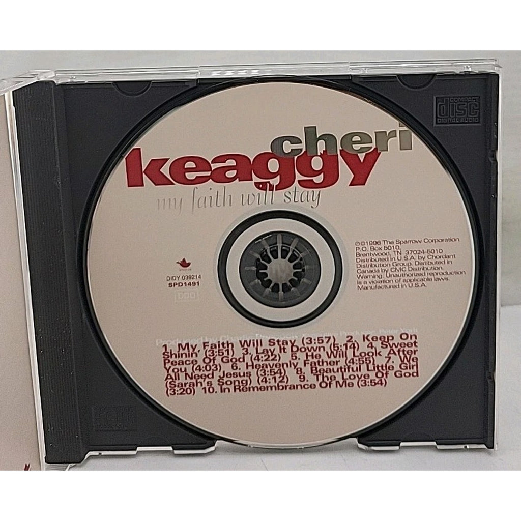 My Faith Will Stay by Cheri Keaggy (CD, Feb-1996, Sparrow Records)