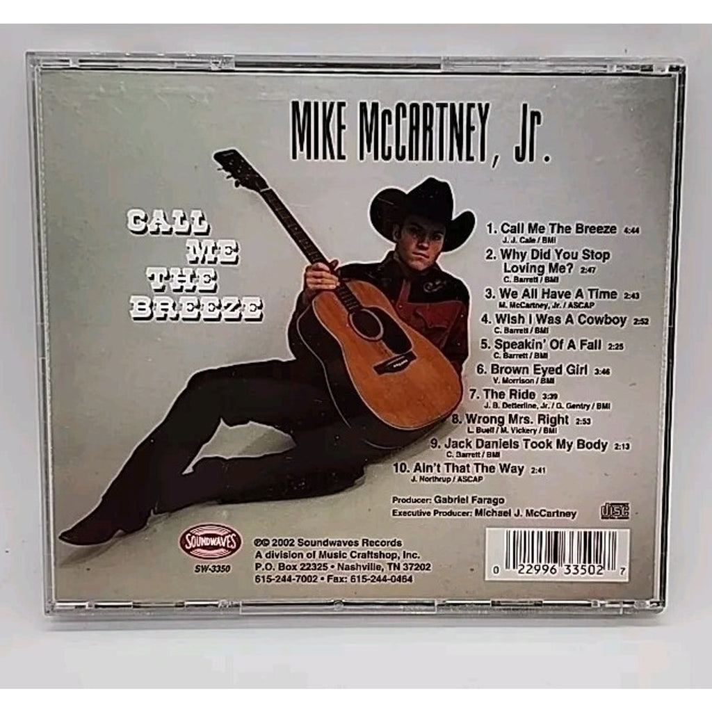 Mike Mccartney Jr Call Me The Breeze (CD)