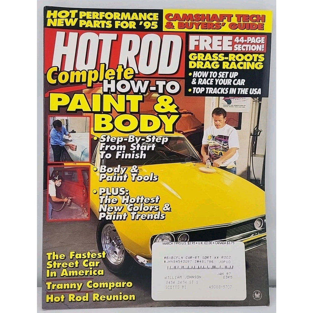 Hot Rod Magazine March 1995