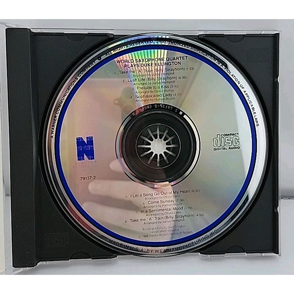 World Saxophone Quartet Plays Duke Ellington CD 1986