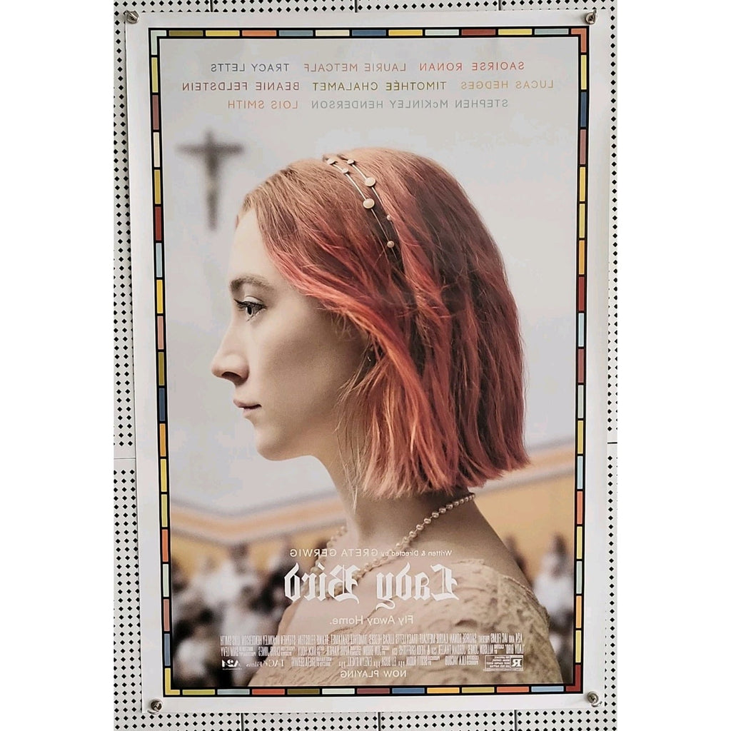 Lady Bird Movie Poster, Greta Gerwig, Saoirse Ronan, Timothée Chalamet, 2017