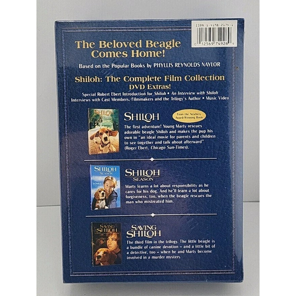 The Complete Shiloh Film Collection (DVD, 2006, 3-Disc Set) *Brand New*