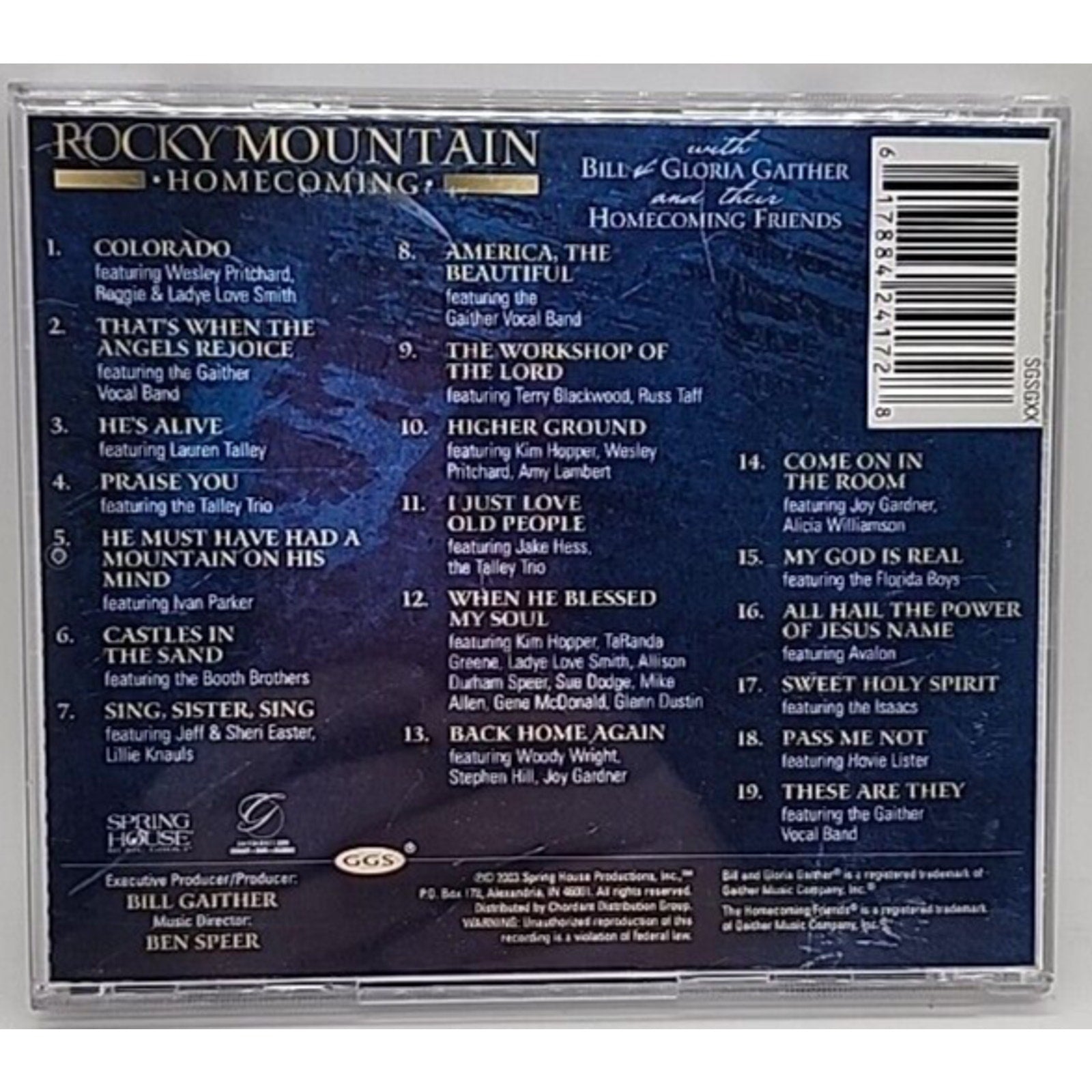 Rocky Mountain Homecoming by Bill Gaither (CD, 2003)
