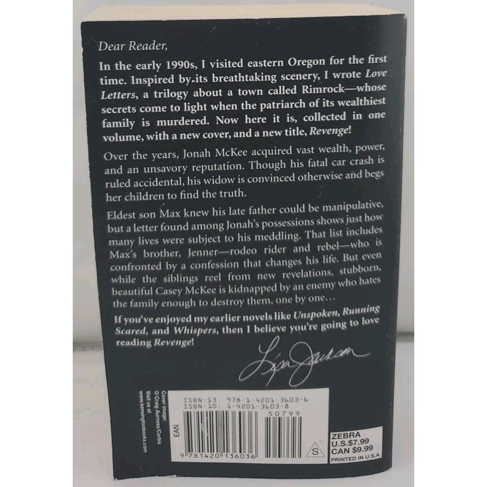 Revenge by Lisa Jackson (2016, Mass Market)