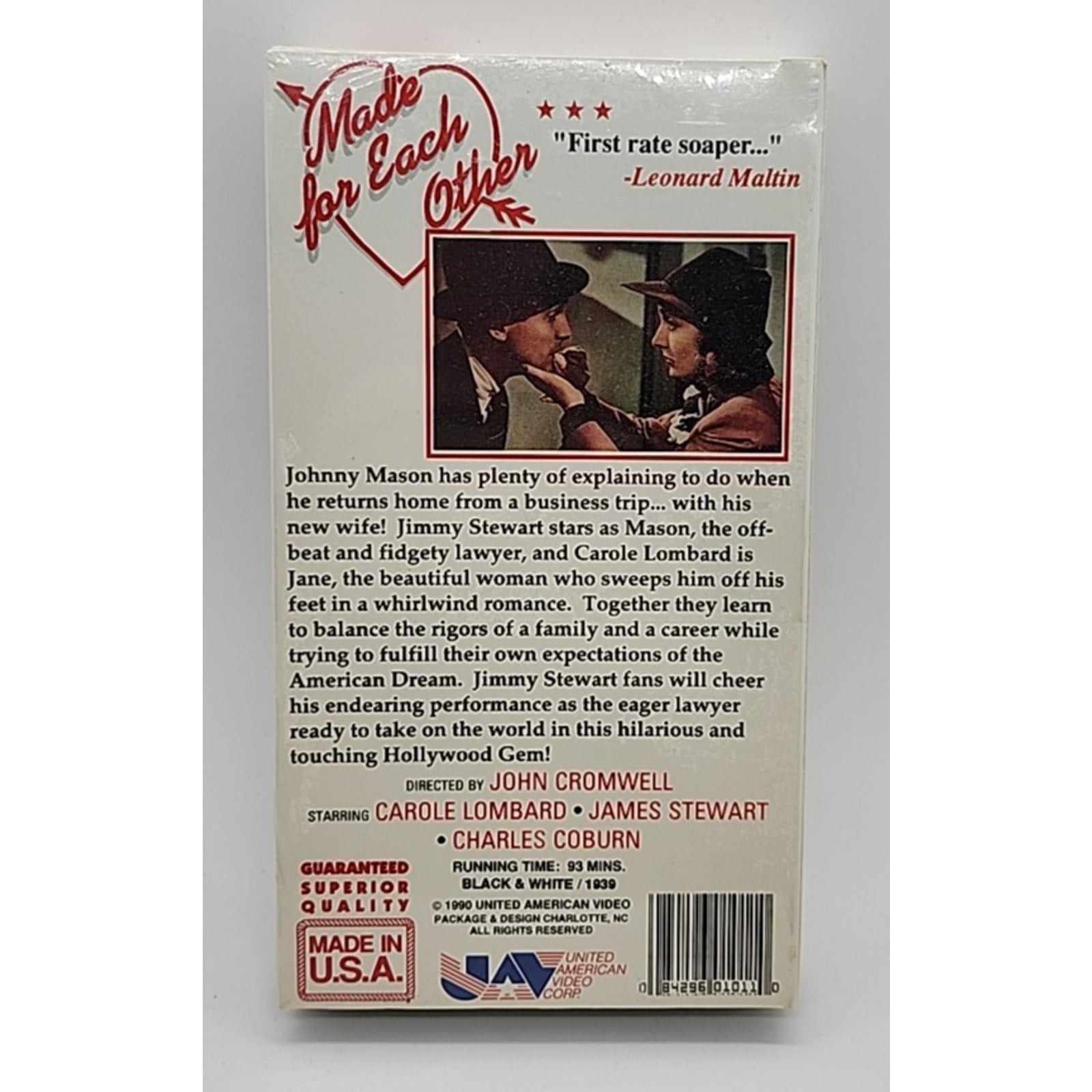 Made for Each Other (VHS, 2000) *Brand New*
