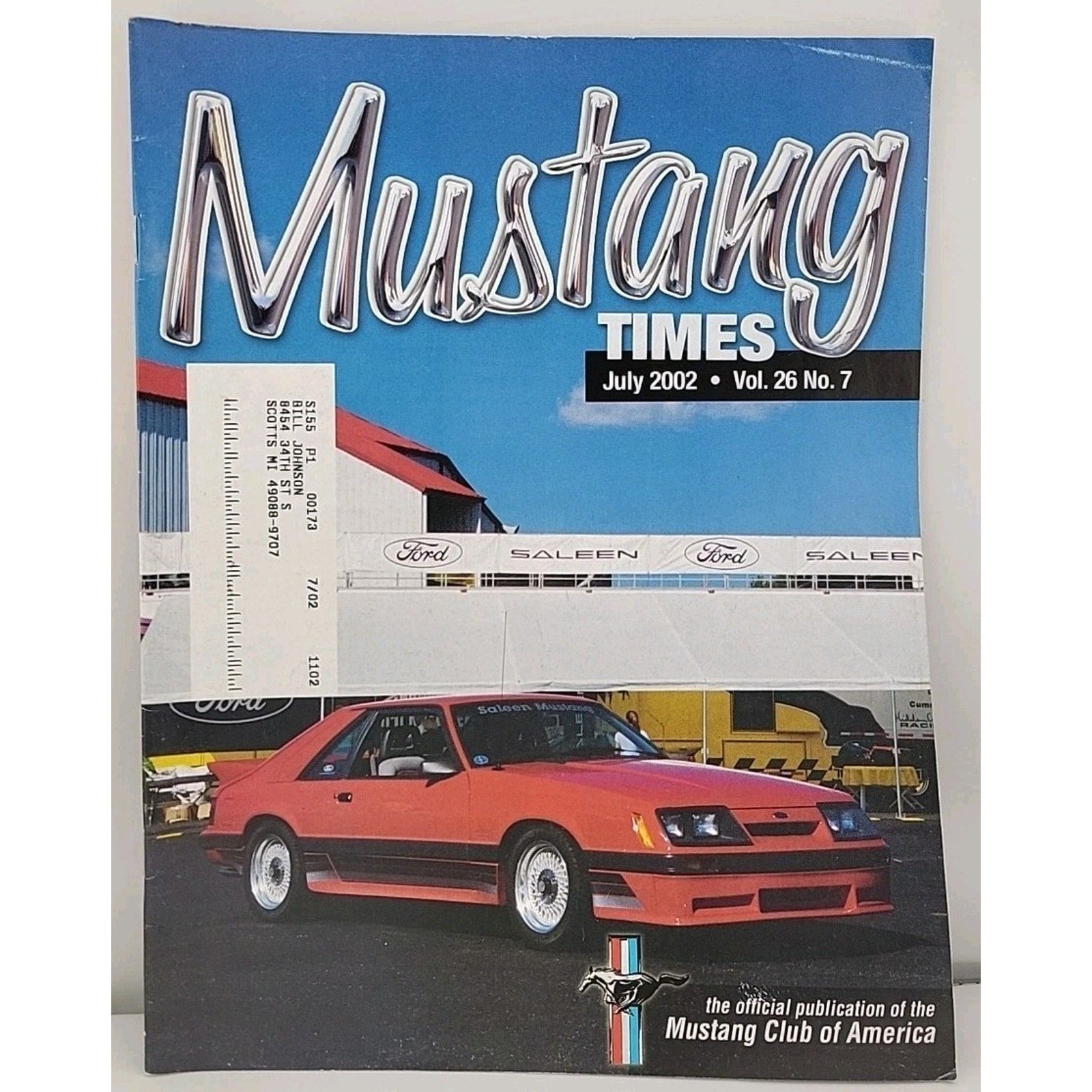 Mustang Times Magazine July 2002 Vol. 26 No. 7