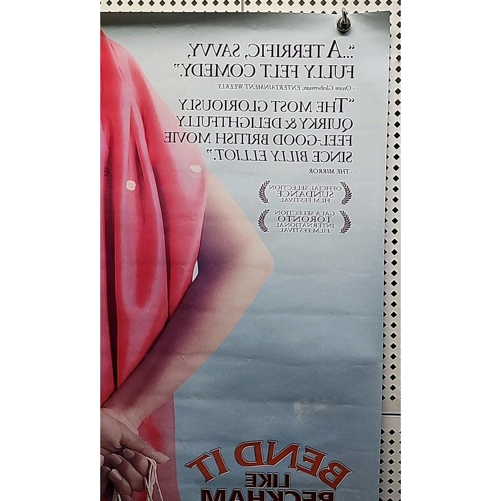 Bend It Like Beckham Movie Poster 2 Sided Original 27x40 Keira Knightley