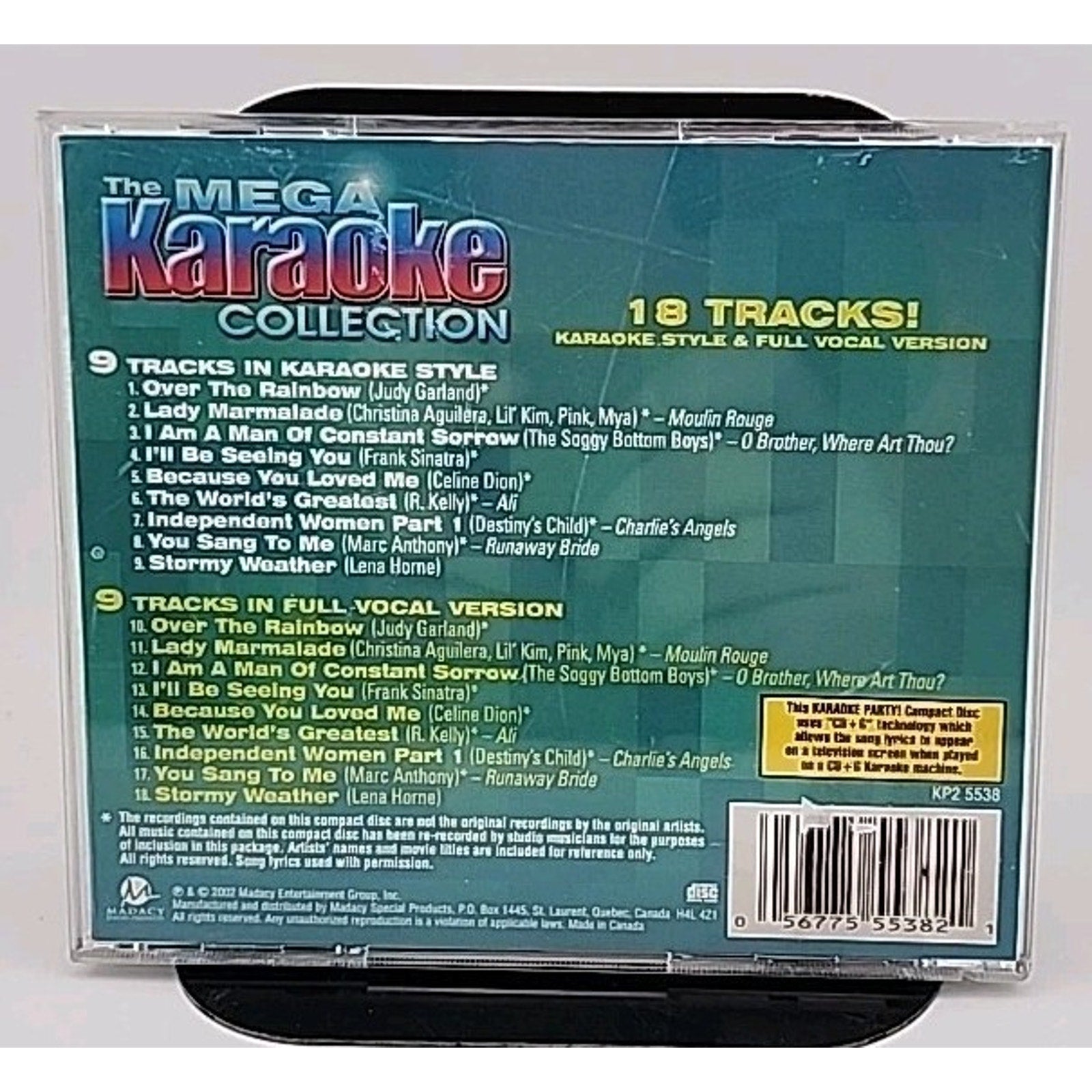 The Mega Karaoke Collection Vol 2 (CD)