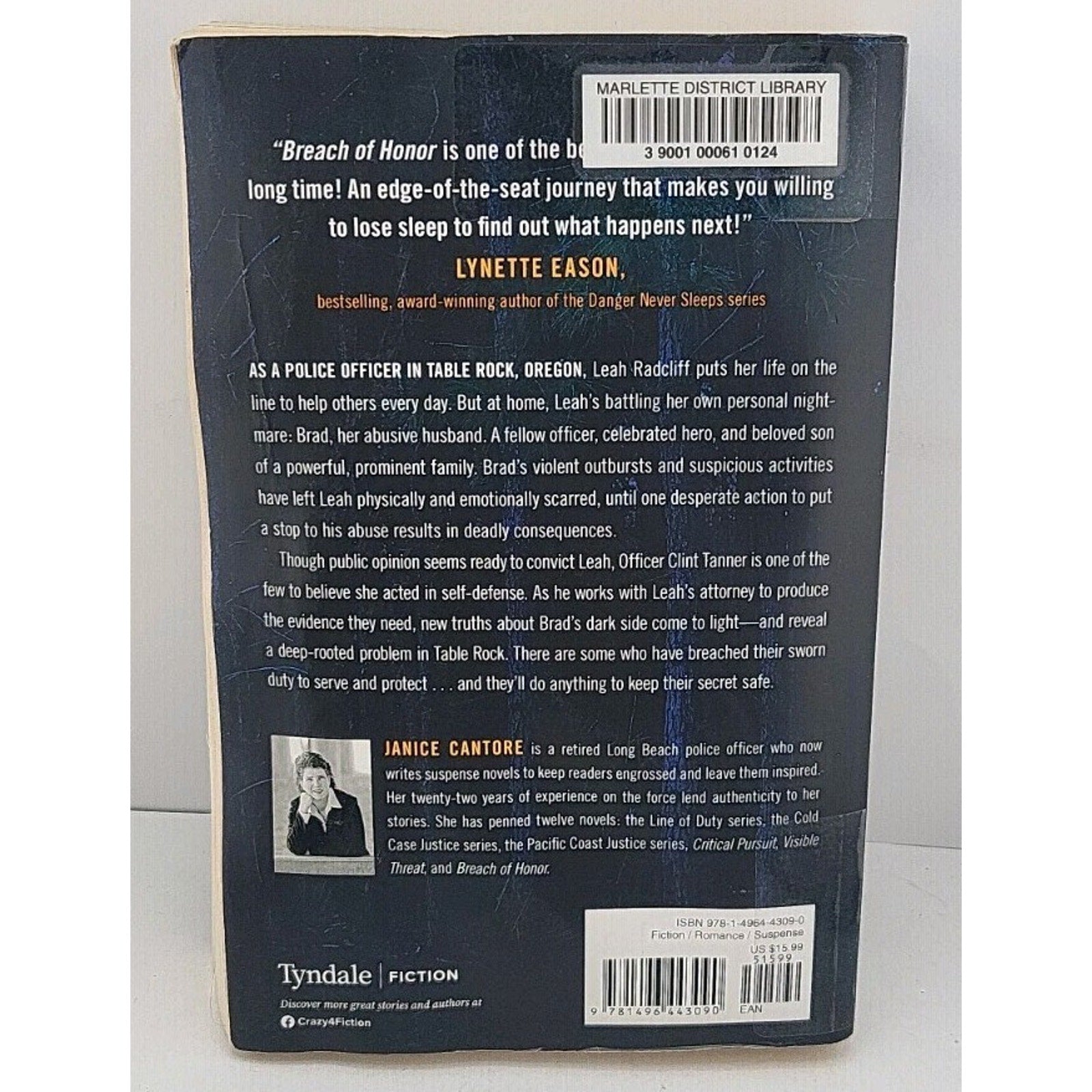 Breach of Honor by Janice Cantore (2021, Trade Paperback)