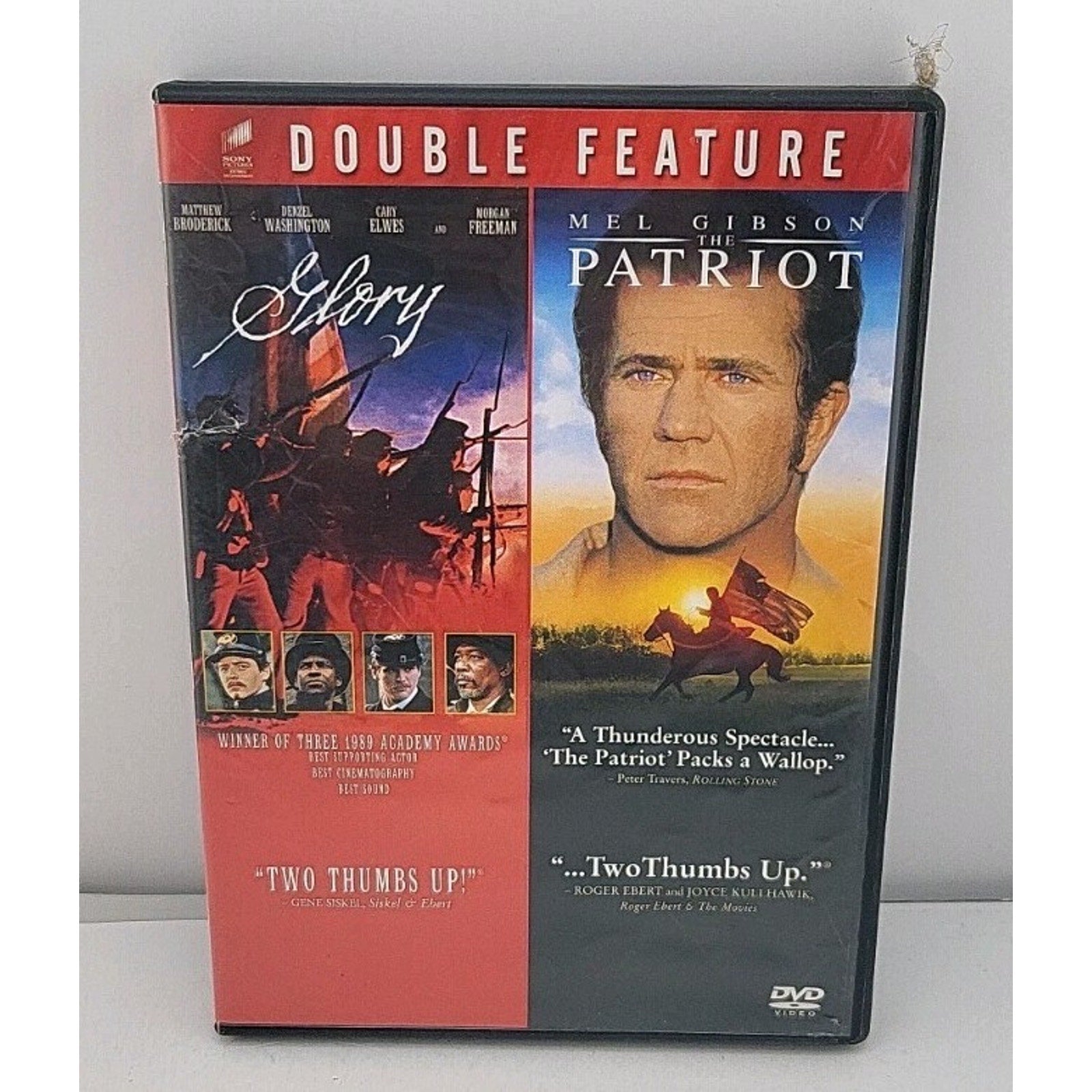 Glory / Patriot Double Feature DVDs