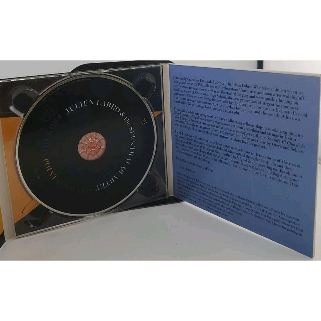 Julien Labro & The Spektral Quartet - From This Point Forward CD