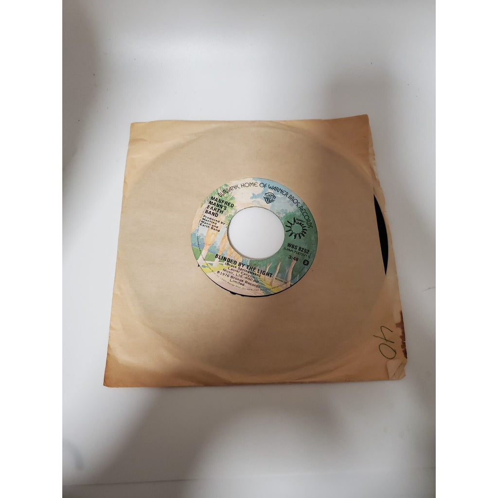 Manfred Mann's Earth Band - Blinded By The Light - 45RPM Record - Singles