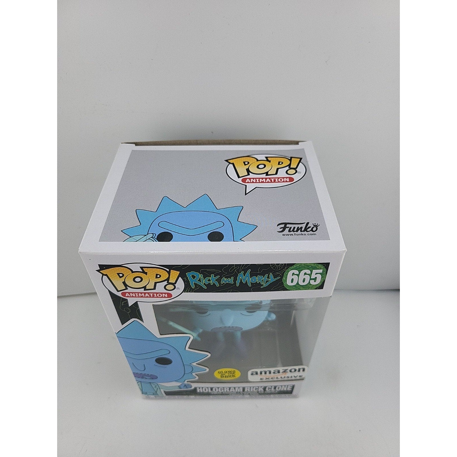 Funko Pop! Vinyl: Rick and Morty - Hologram Rick Clone (Glows in the Dark) -...