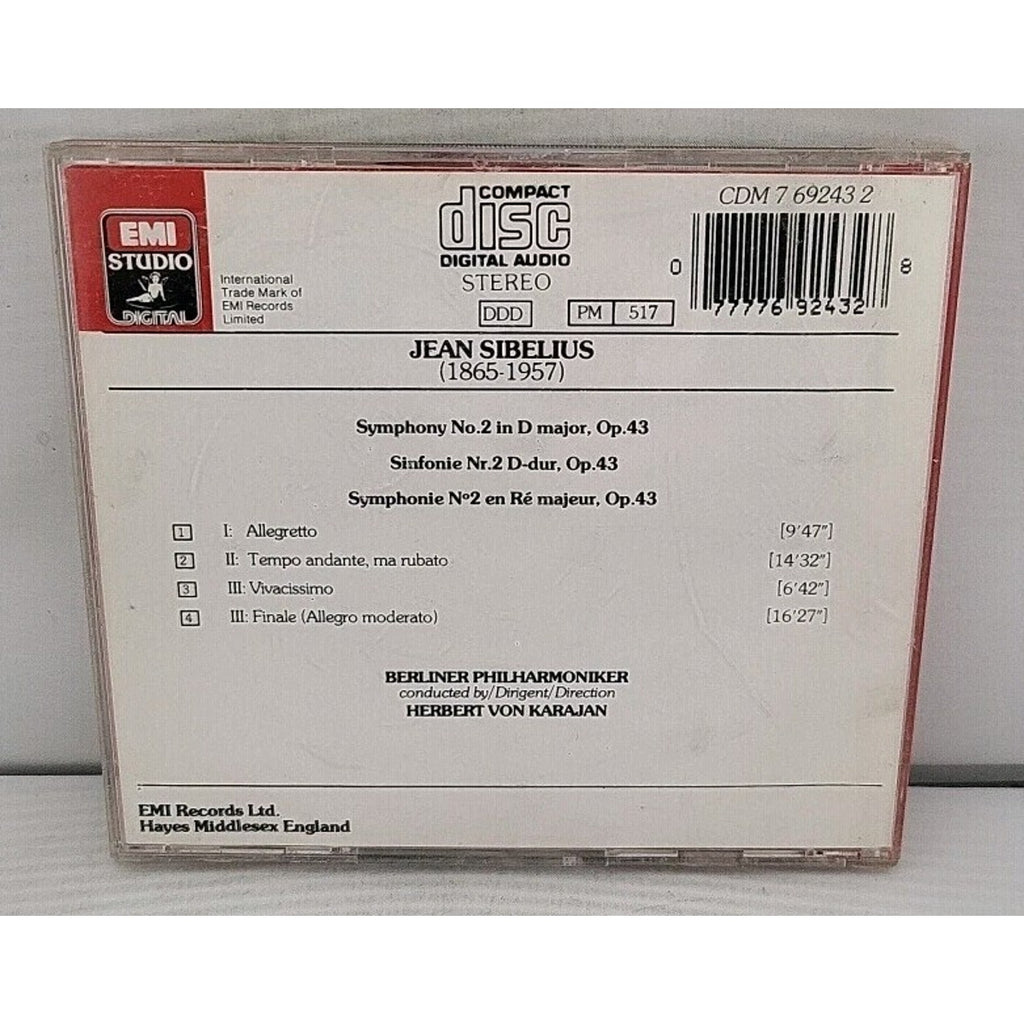 Symphony 2 in D major, Op. 43 (CD)