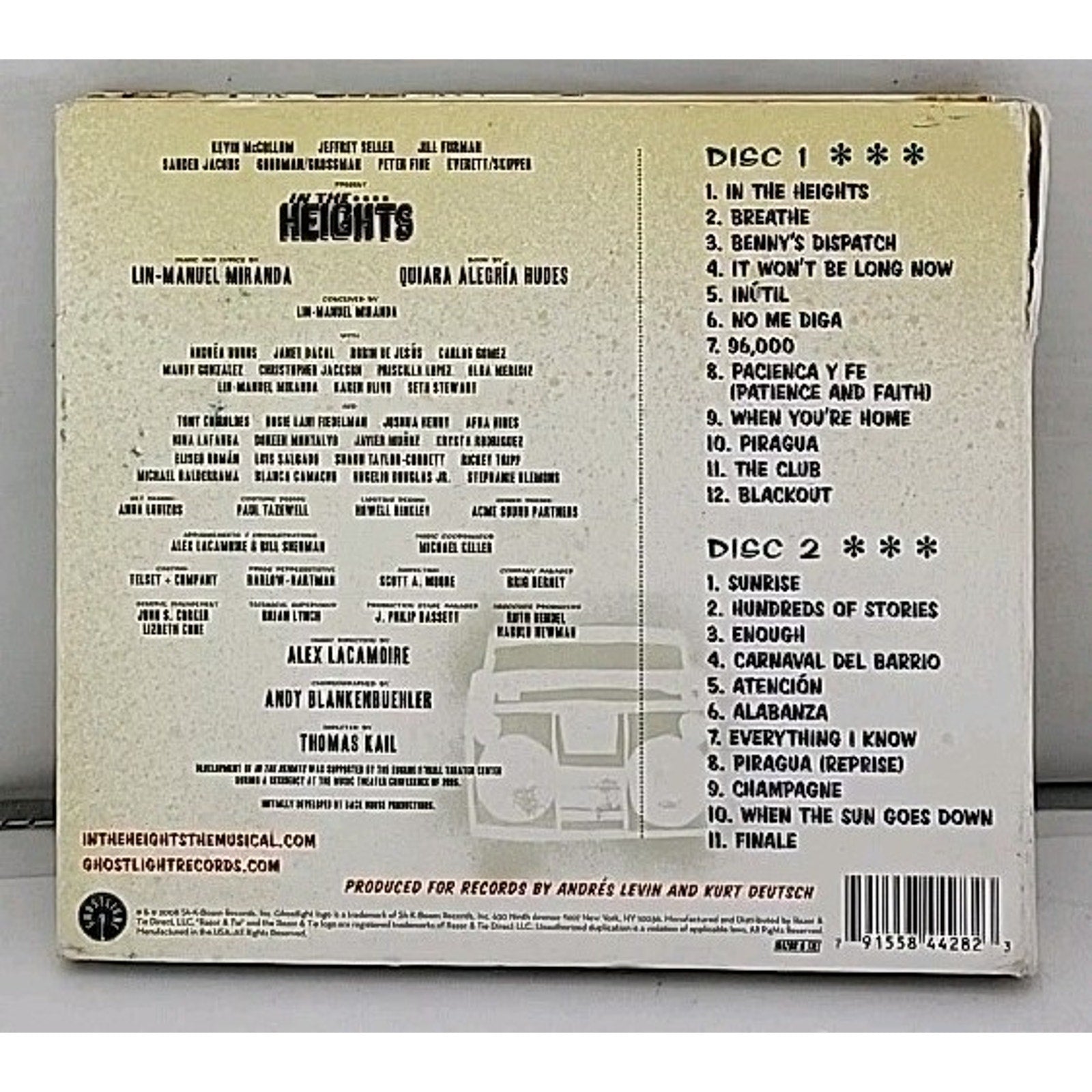 In the Heights by In the Heights / O.C.R. (CD, 2008)
