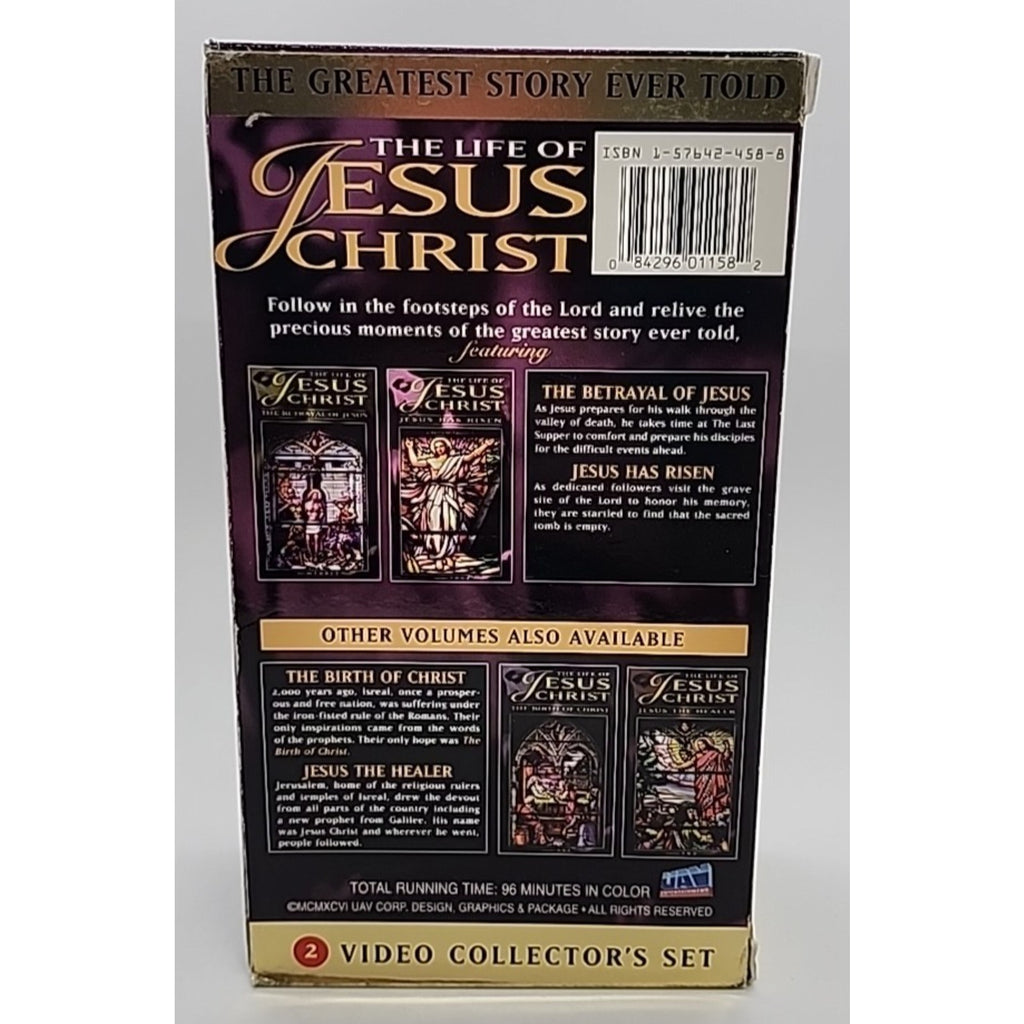 The Life Of Jesus Christ Volume 3 & 4 VHS *Brand New*