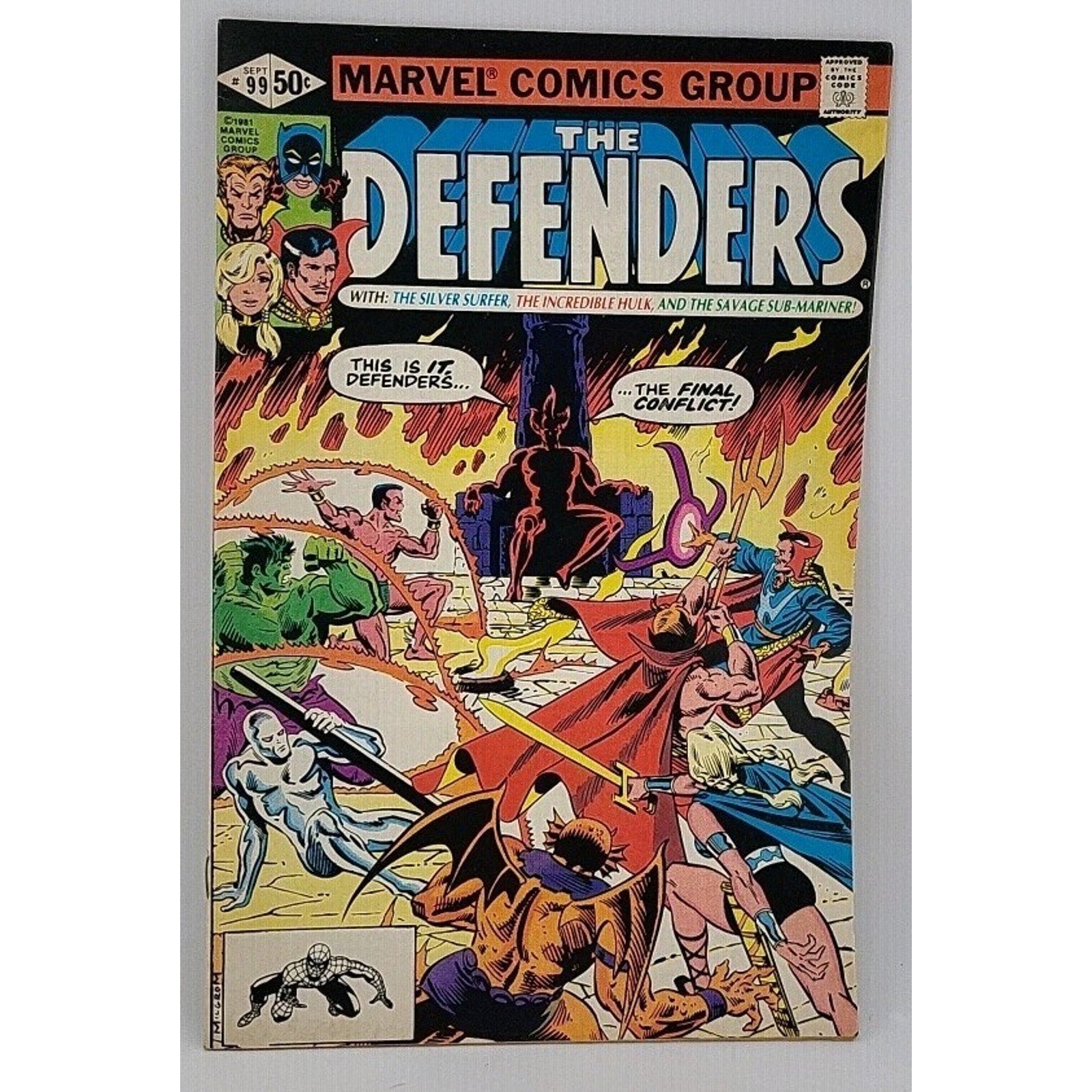 The Defenders #99 1981 Marvel Comics Comic Book