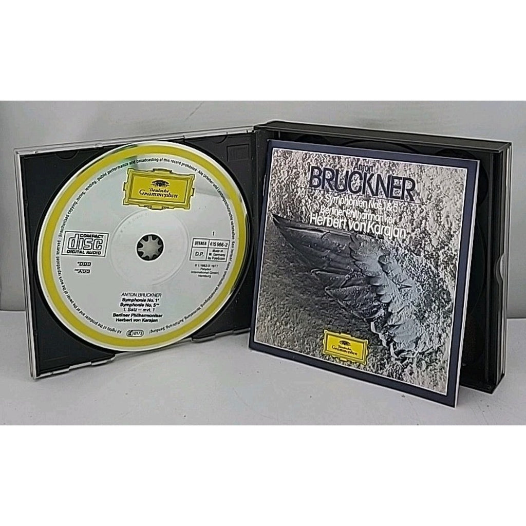 Bruckner: Symphonien Nos 1 & 5 by Berlin Philharmonic Orchestra; Karajan,...