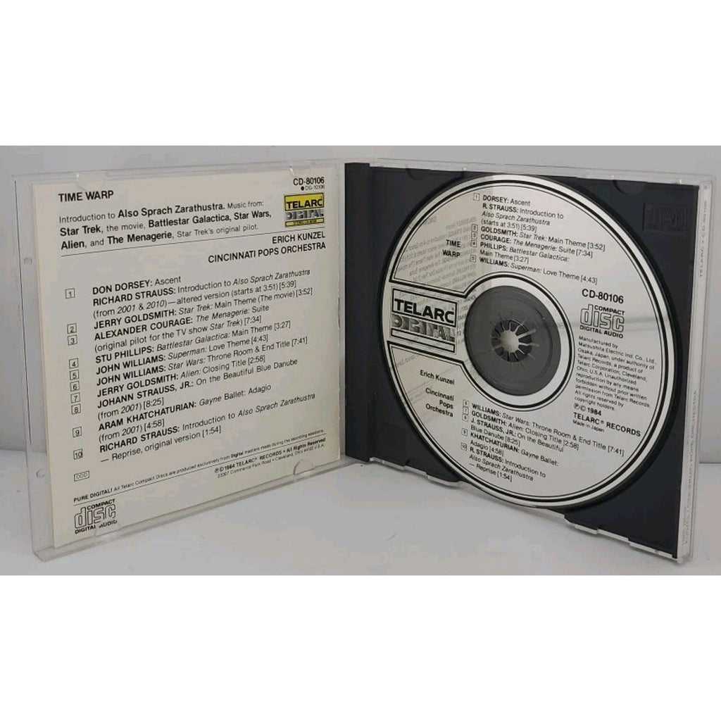 Time Warp by Erich Kunzel (Conductor) (CD, Oct-1990, Telarc Distribution)