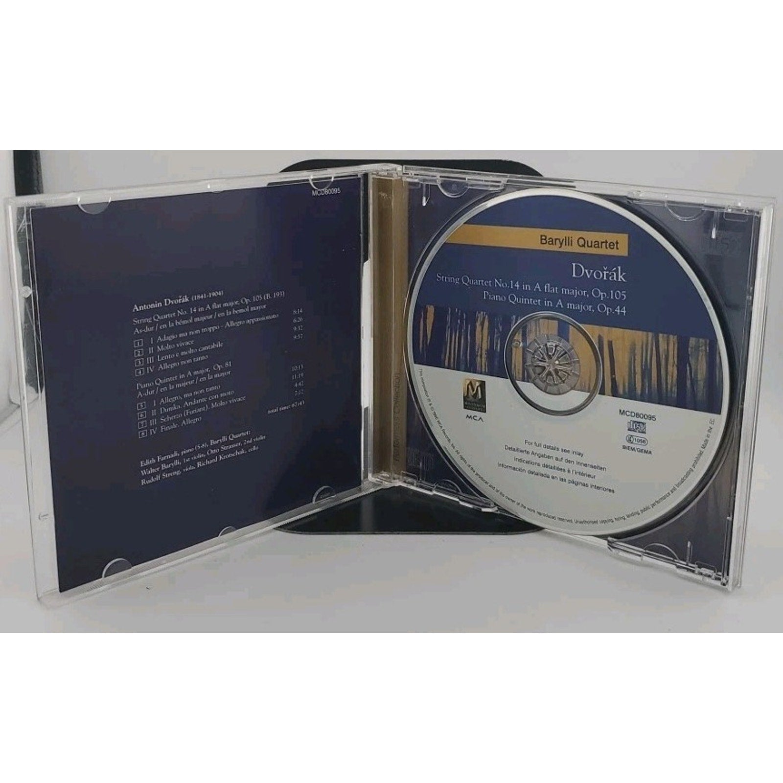 Antonin Dvorak Barylli Quartet CD