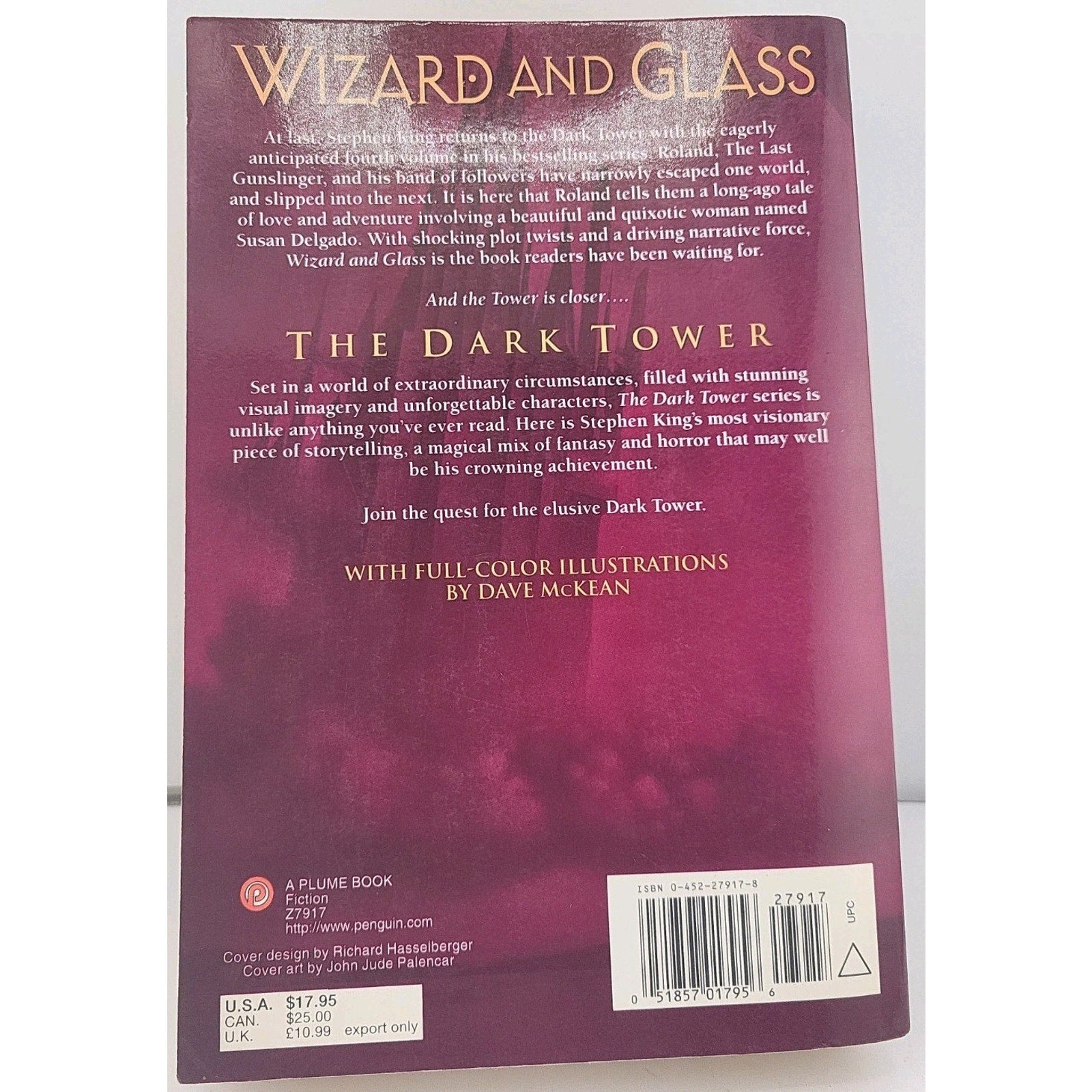 The Dark Tower IV Wizard & Glass Stephen King 1st Edition