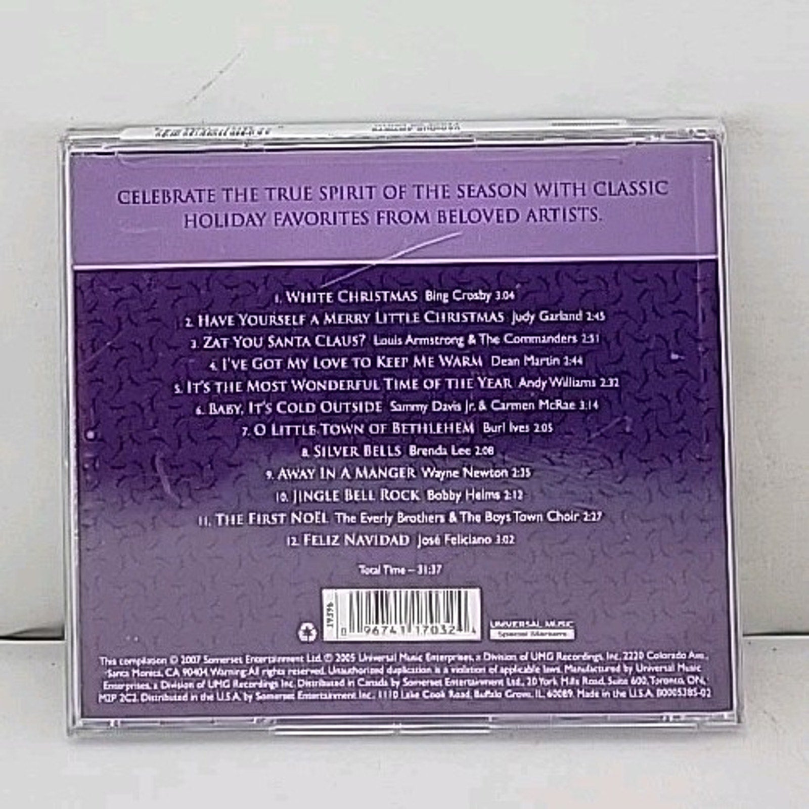 Peace On Earth - 2007 CD. Crosby, Martin, Garland, Ives,*Brand New*