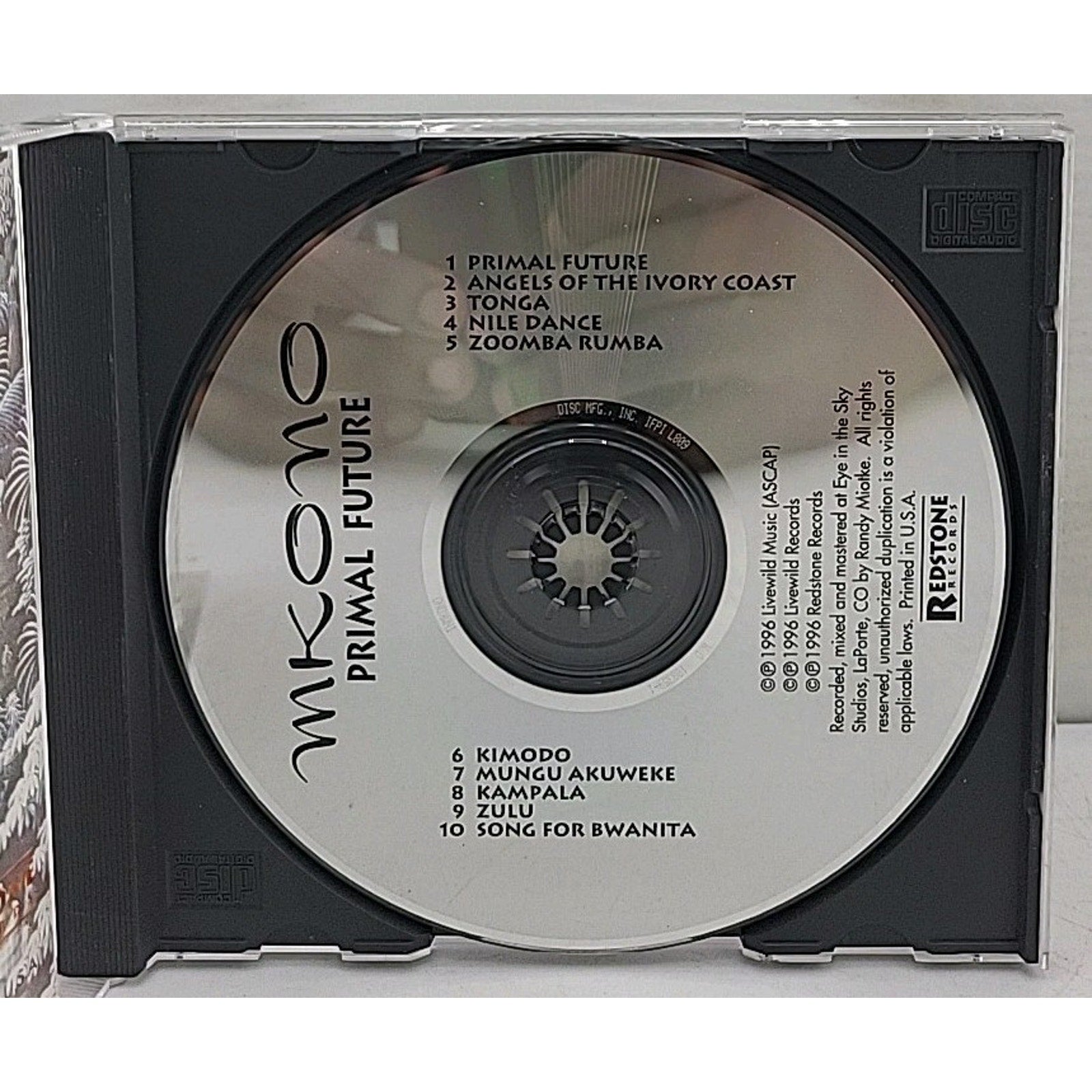 Primal Future by Mkono (CD, Jun-2004, Redstone)