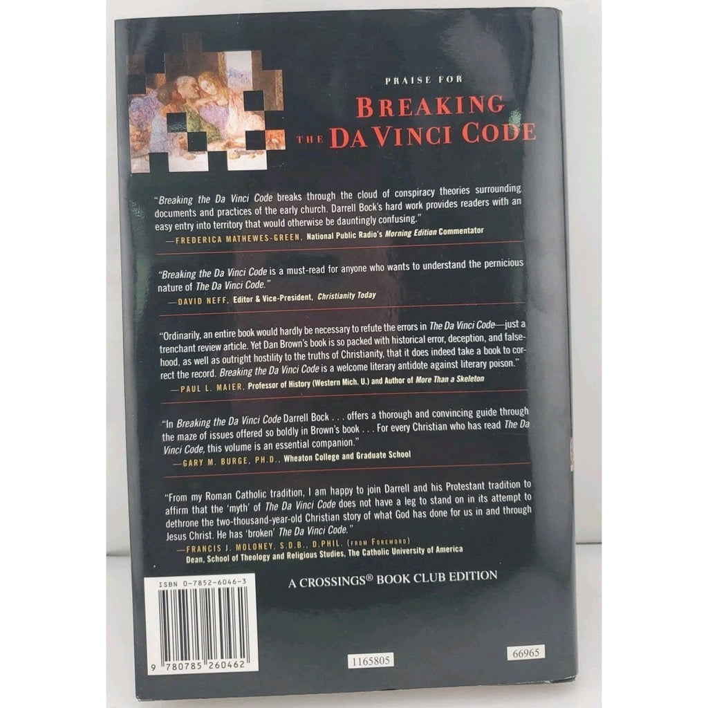 Breaking the Da Vinci Code by Darrell L. Bock (2004, Hardcover)