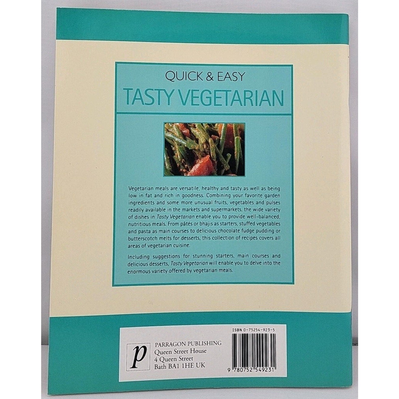 Quick & Easy Tasty Vegetarian Cookbook 2001 Over 70 Recipes Trade Paperback