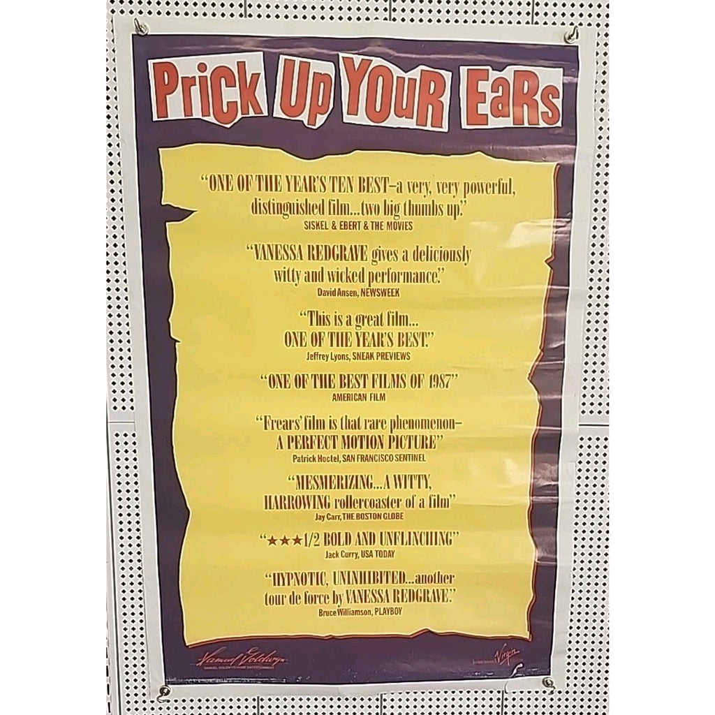 Prick Up Your Ears Movie Poster 27x40