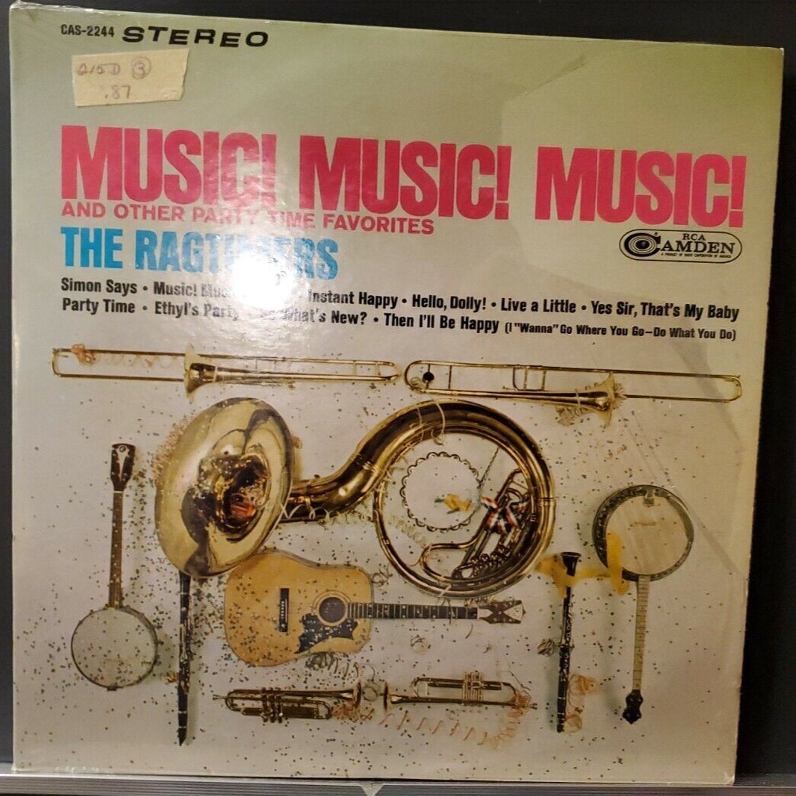 J219 - THE RAGTIMERS – Music! Music! Music! - RCA Camden-CAS-2244 - US 1968
