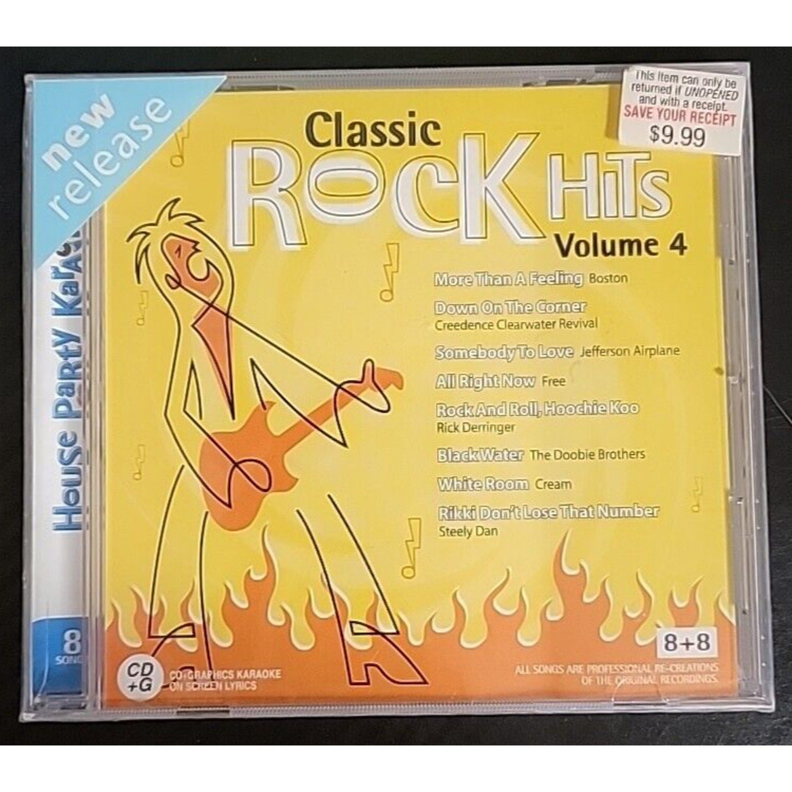 House Party Karaoke Classic Rock Hits Vol 4 CD *Brand New*