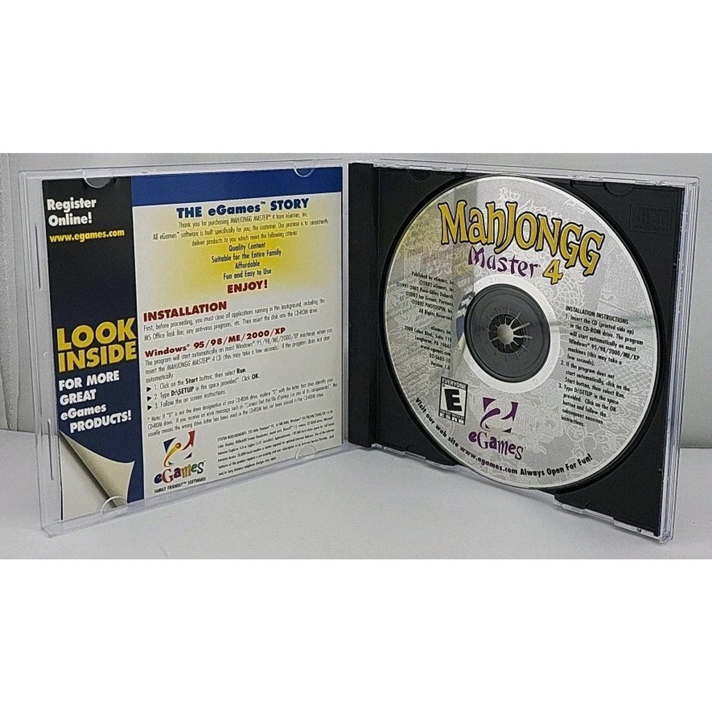Mahjongg Master 4 PC CD-ROM Disc