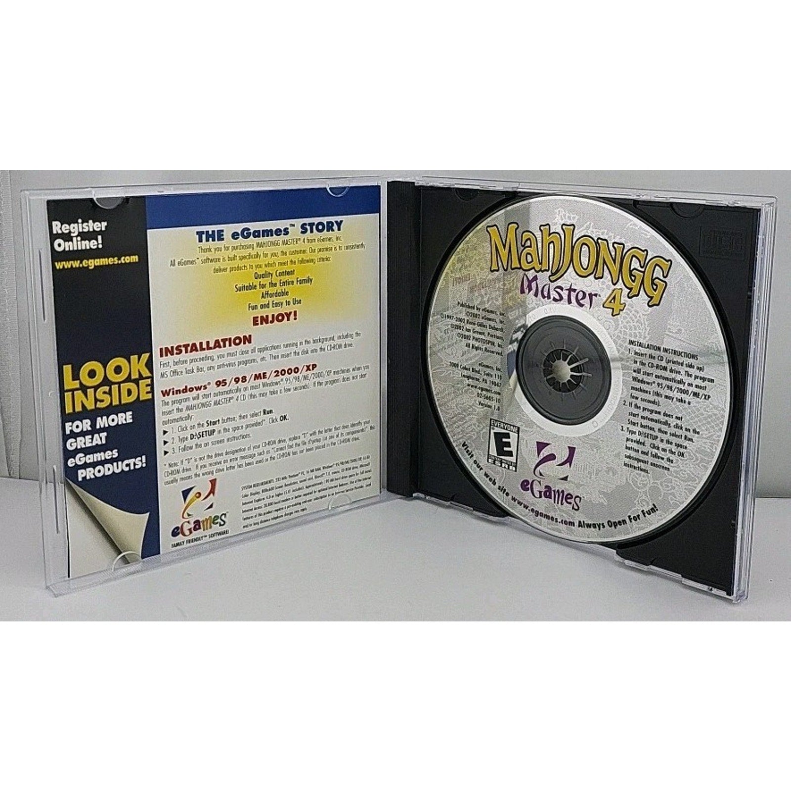Mahjongg Master 4 PC CD-ROM Disc